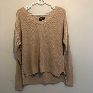 Brown/tan Abercrombie and Fitch sweater